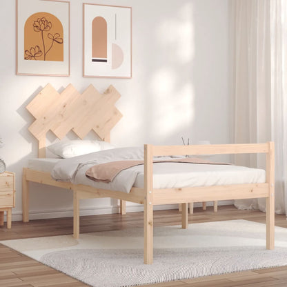 vidaXL Senior Bed without Mattress Single Solid Wood