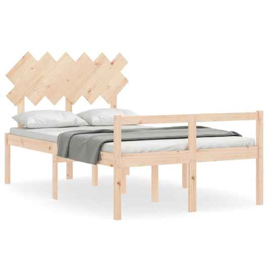 vidaXL Senior Bed without Mattress Small Double Solid Wood