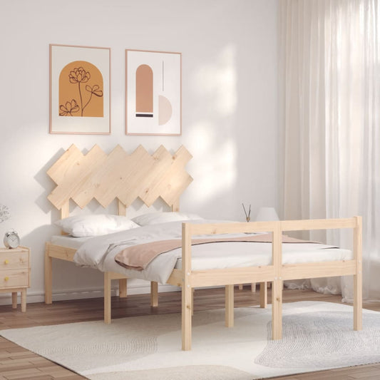 vidaXL Senior Bed without Mattress Small Double Solid Wood