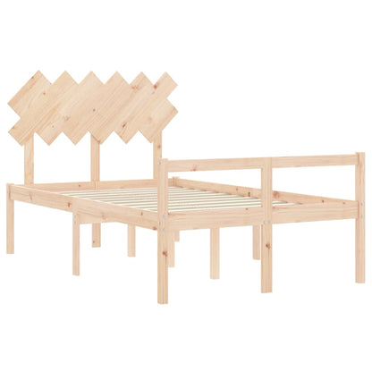 vidaXL Senior Bed without Mattress Double Solid Wood