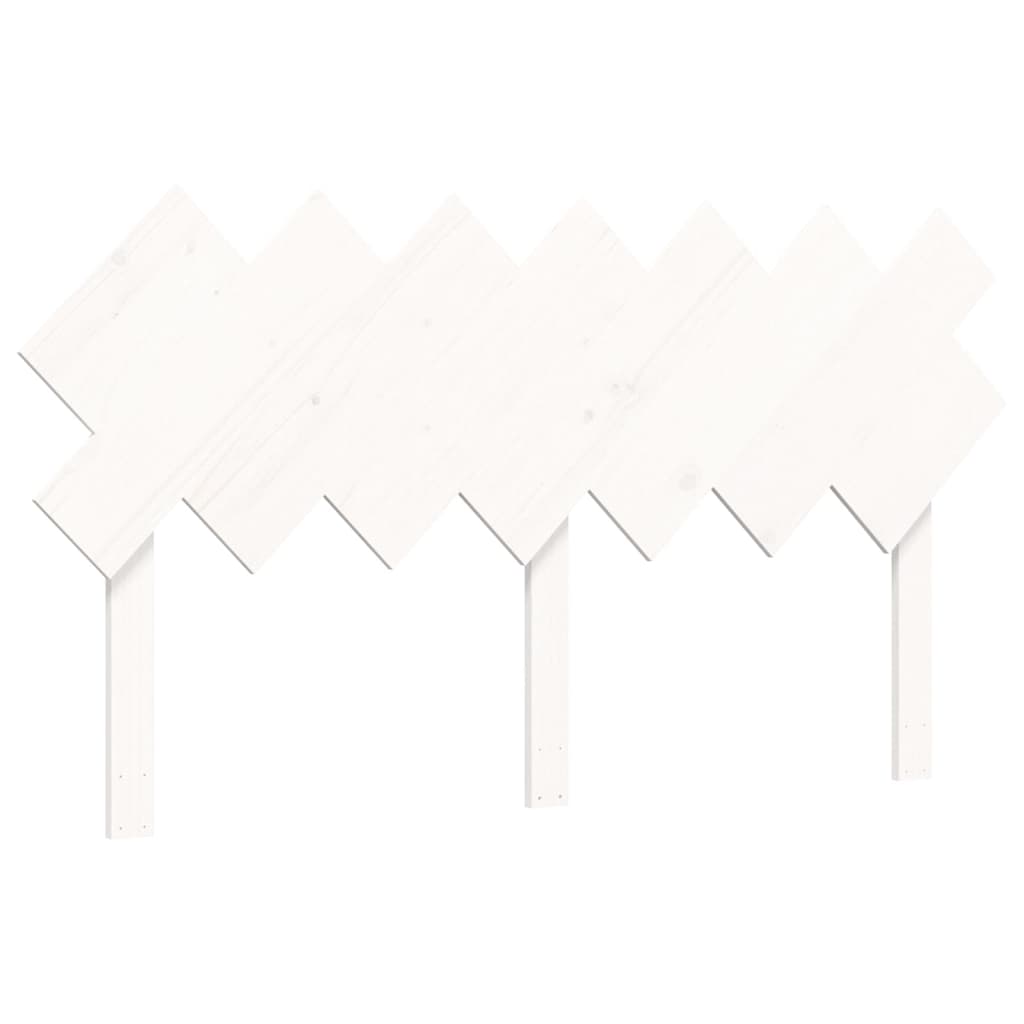 vidaXL Senior Bed without Mattress White 140x190 cm Solid Wood