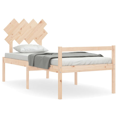 vidaXL Senior Bed without Mattress 90x200 cm Solid Wood