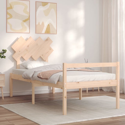 vidaXL Senior Bed without Mattress 90x200 cm Solid Wood