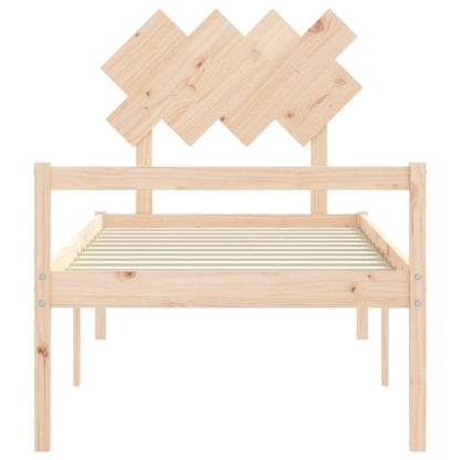 vidaXL Senior Bed without Mattress 90x200 cm Solid Wood