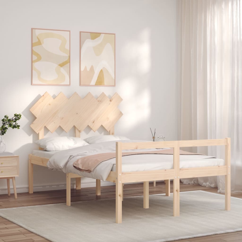 vidaXL Senior Bed without Mattress 120x200 cm Solid Wood