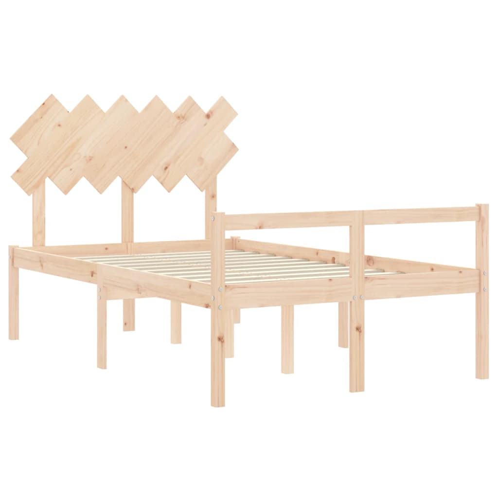 vidaXL Senior Bed without Mattress 120x200 cm Solid Wood