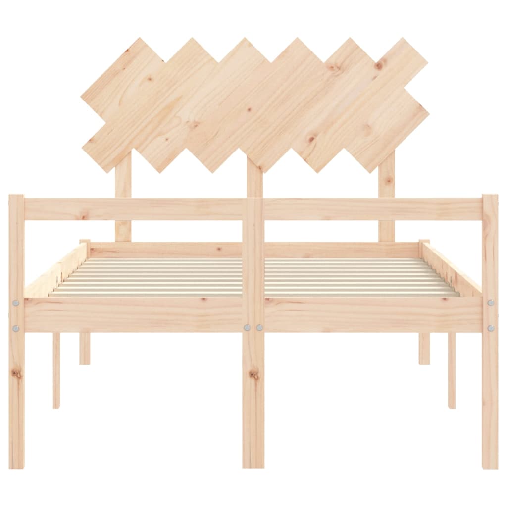 vidaXL Senior Bed without Mattress 120x200 cm Solid Wood