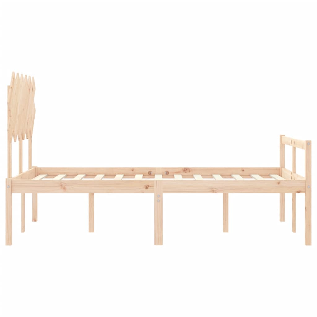 vidaXL Senior Bed without Mattress 120x200 cm Solid Wood