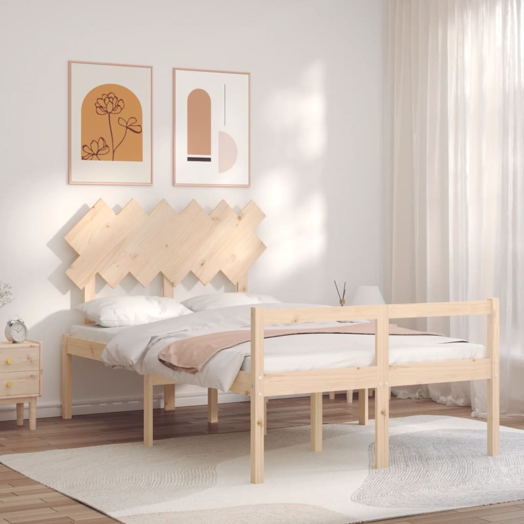 vidaXL Senior Bed without Mattress 120x200 cm Solid Wood