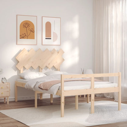 vidaXL Senior Bed without Mattress 120x200 cm Solid Wood