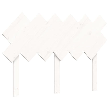 vidaXL Senior Bed without Mattress White 120x200 cm Solid Wood