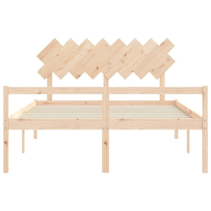 vidaXL Senior Bed without Mattress 160x200 cm Solid Wood