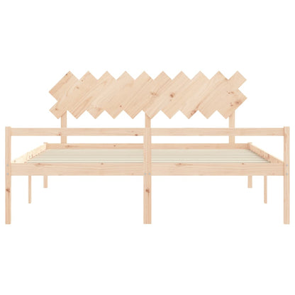 vidaXL Senior Bed without Mattress 200x200 cm Solid Wood