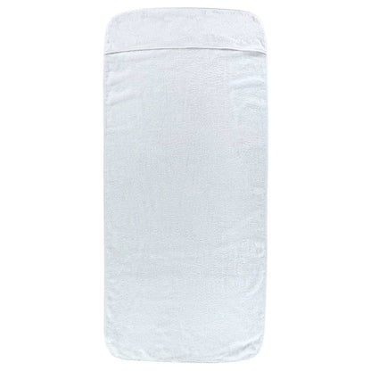 vidaXL Beach Towels 4 pcs White 60x135 cm Fabric 400 GSM