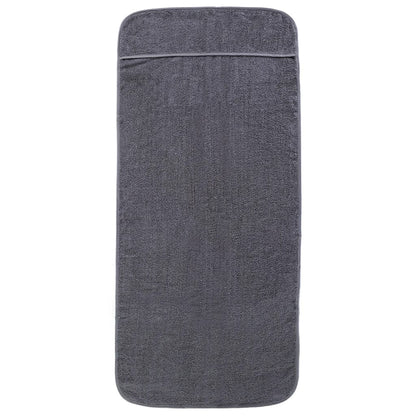 vidaXL Beach Towels 6 pcs Anthracite 60x135 cm Fabric 400 GSM