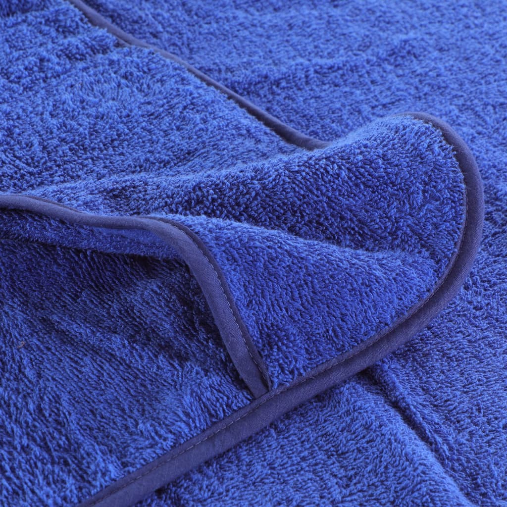 vidaXL Beach Towels 6 pcs Royal Blue 60x135 cm Fabric 400 GSM