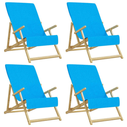 vidaXL Beach Towels 4 pcs Turquoise 60x135 cm Fabric 400 GSM