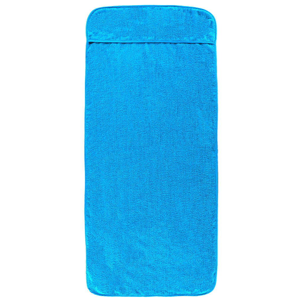vidaXL Beach Towels 6 pcs Turquoise 60x135 cm Fabric 400 GSM