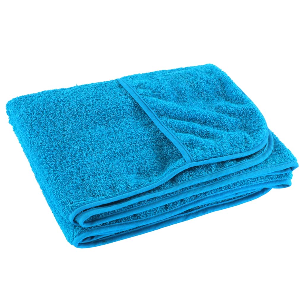vidaXL Beach Towels 6 pcs Turquoise 60x135 cm Fabric 400 GSM