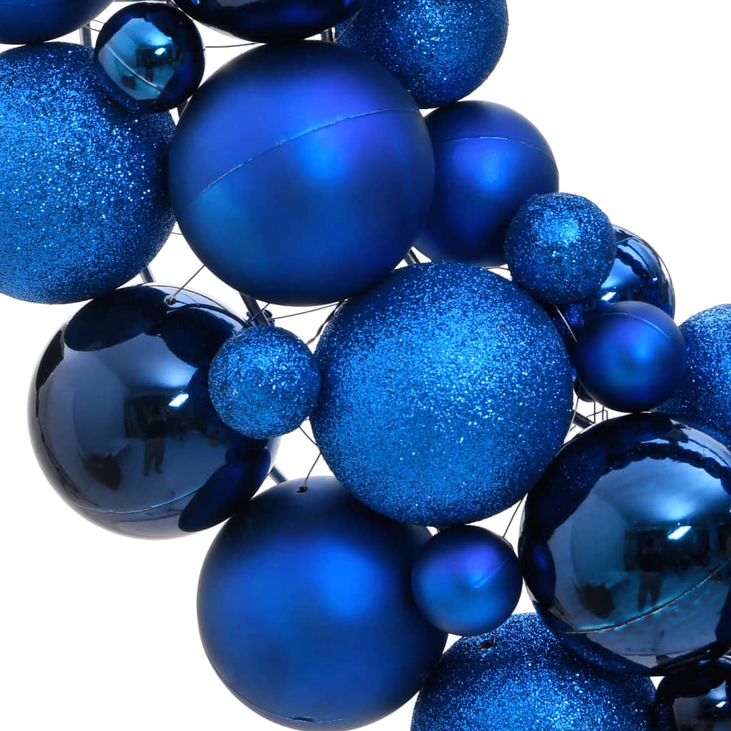 vidaXL Christmas Wreath Blue 45 cm Polystyrene