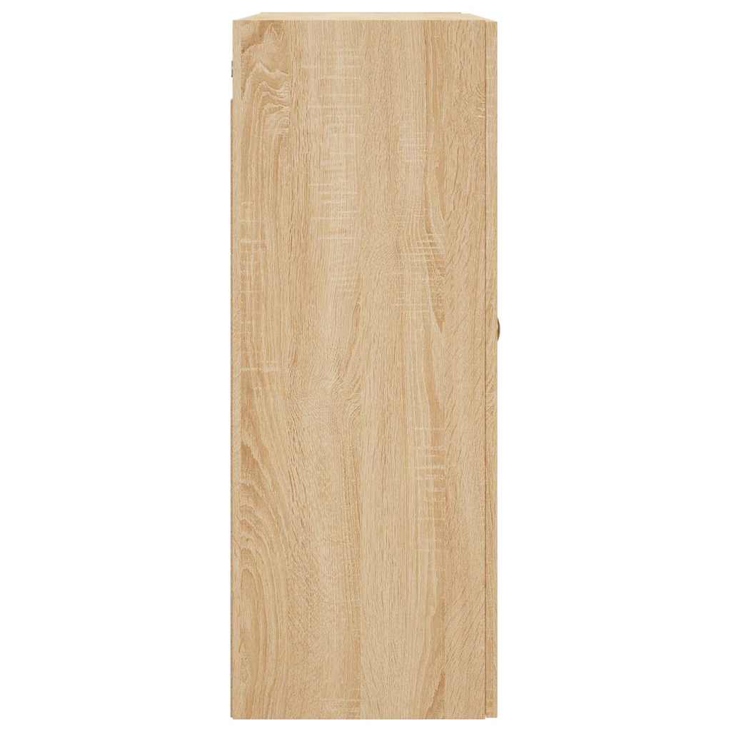 vidaXL Wall Mounted Cabinets 2 pcs Sonoma Oak 69,5x34x90 cm