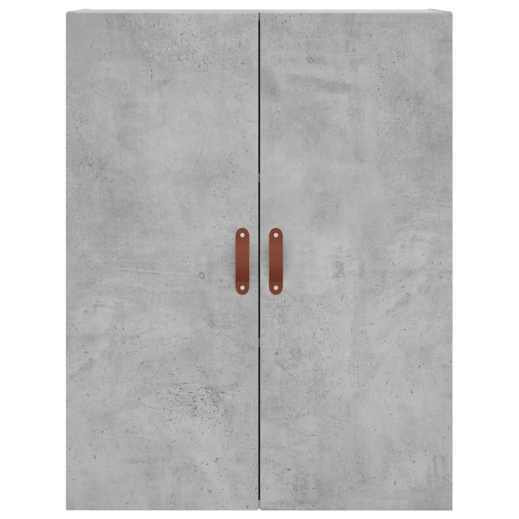 vidaXL Wall Mounted Cabinets 2 pcs Concrete Grey 69.5x34x90 cm