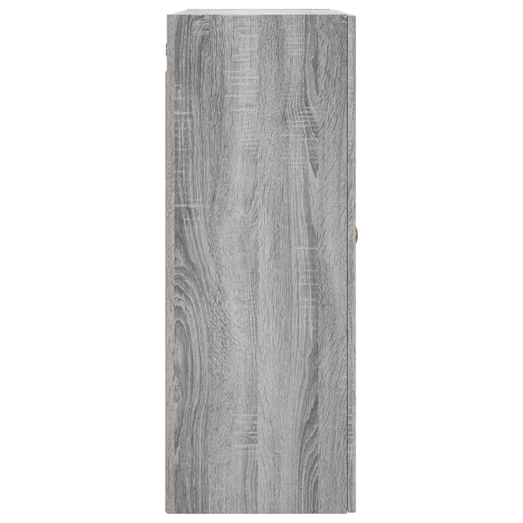 vidaXL Wall Mounted Cabinets 2 pcs Grey Sonoma 69.5x34x90 cm