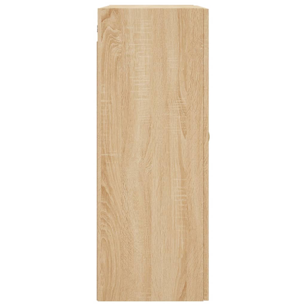 vidaXL Wall Mounted Cabinets 2 pcs Sonoma Oak 69.5x34x90 cm