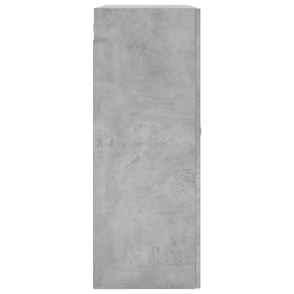 vidaXL Wall Mounted Cabinets 2 pcs Concrete Grey 69.5x34x90 cm
