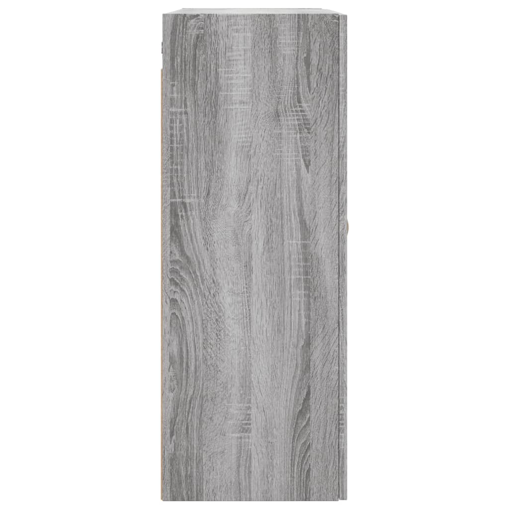vidaXL Wall Mounted Cabinets 2 pcs Grey Sonoma 69.5x34x90 cm