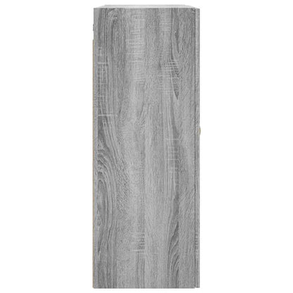vidaXL Wall Mounted Cabinets 2 pcs Grey Sonoma 69,5x34x90 cm