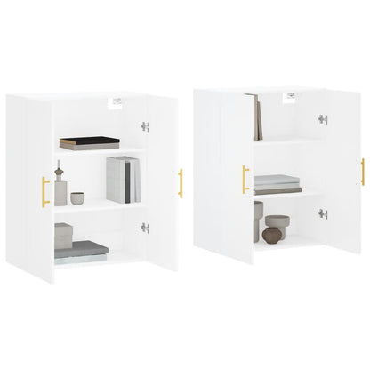 vidaXL Wall Mounted Cabinets 2 pcs White 69,5x34x90 cm