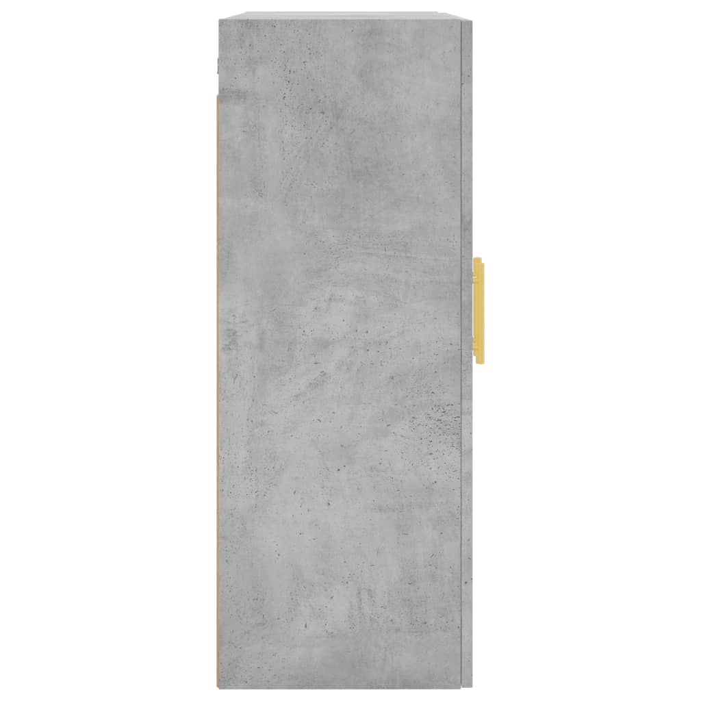 vidaXL Wall Mounted Cabinets 2 pcs Concrete Grey 69.5x34x90 cm