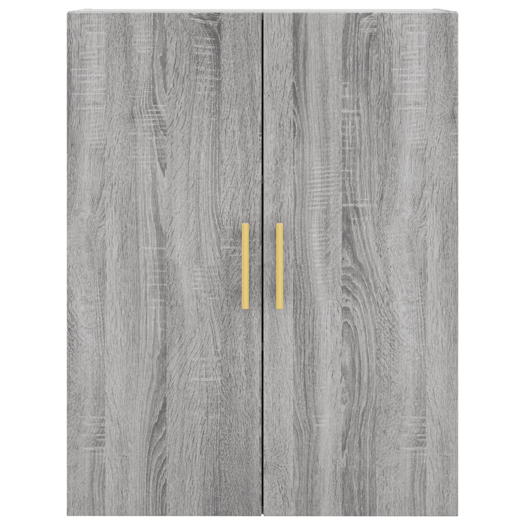 vidaXL Wall Mounted Cabinets 2 pcs Grey Sonoma 69.5x34x90 cm