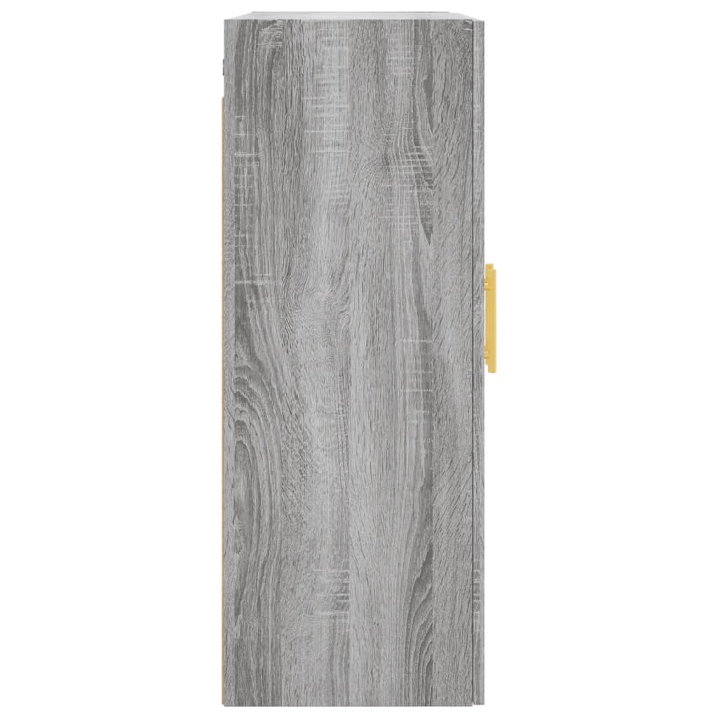 vidaXL Wall Mounted Cabinets 2 pcs Grey Sonoma 69.5x34x90 cm