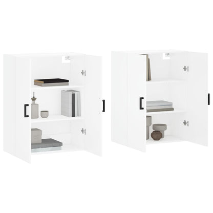 vidaXL Wall Mounted Cabinets 2 pcs White 69,5x34x90 cm