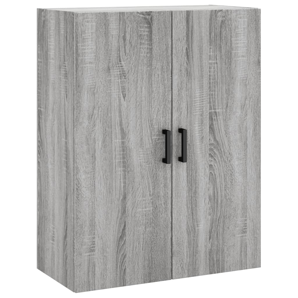vidaXL Wall Mounted Cabinets 2 pcs Grey Sonoma 69,5x34x90 cm