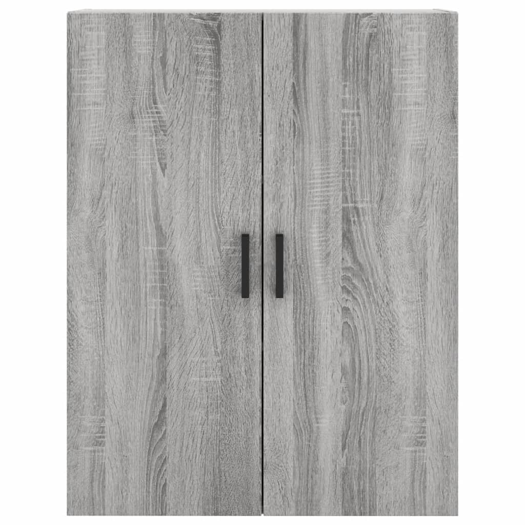 vidaXL Wall Mounted Cabinets 2 pcs Grey Sonoma 69,5x34x90 cm