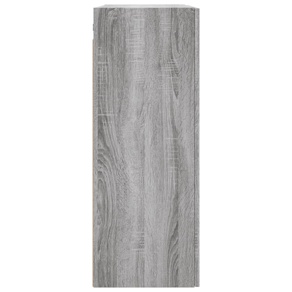 vidaXL Wall Mounted Cabinets 2 pcs Grey Sonoma 69.5x34x90 cm