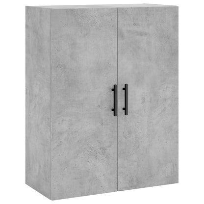 vidaXL Wall Mounted Cabinets 2 pcs Concrete Grey 69.5x34x90 cm