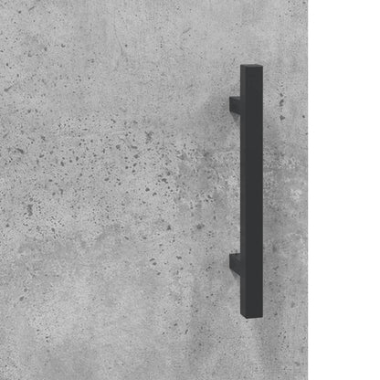 vidaXL Wall Mounted Cabinets 2 pcs Concrete Grey 69.5x34x90 cm