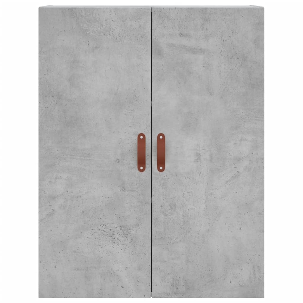 vidaXL Highboard Concrete Grey 69,5x34x180 cm Engineered Wood