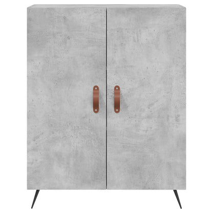 vidaXL Highboard Concrete Grey 69,5x34x180 cm Engineered Wood