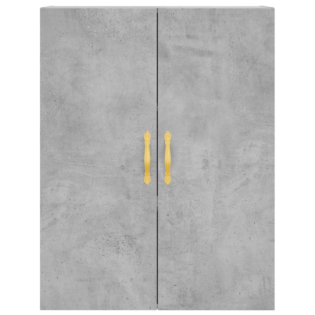 vidaXL Highboard Concrete Grey 69.5x34x180 cm Engineered Wood