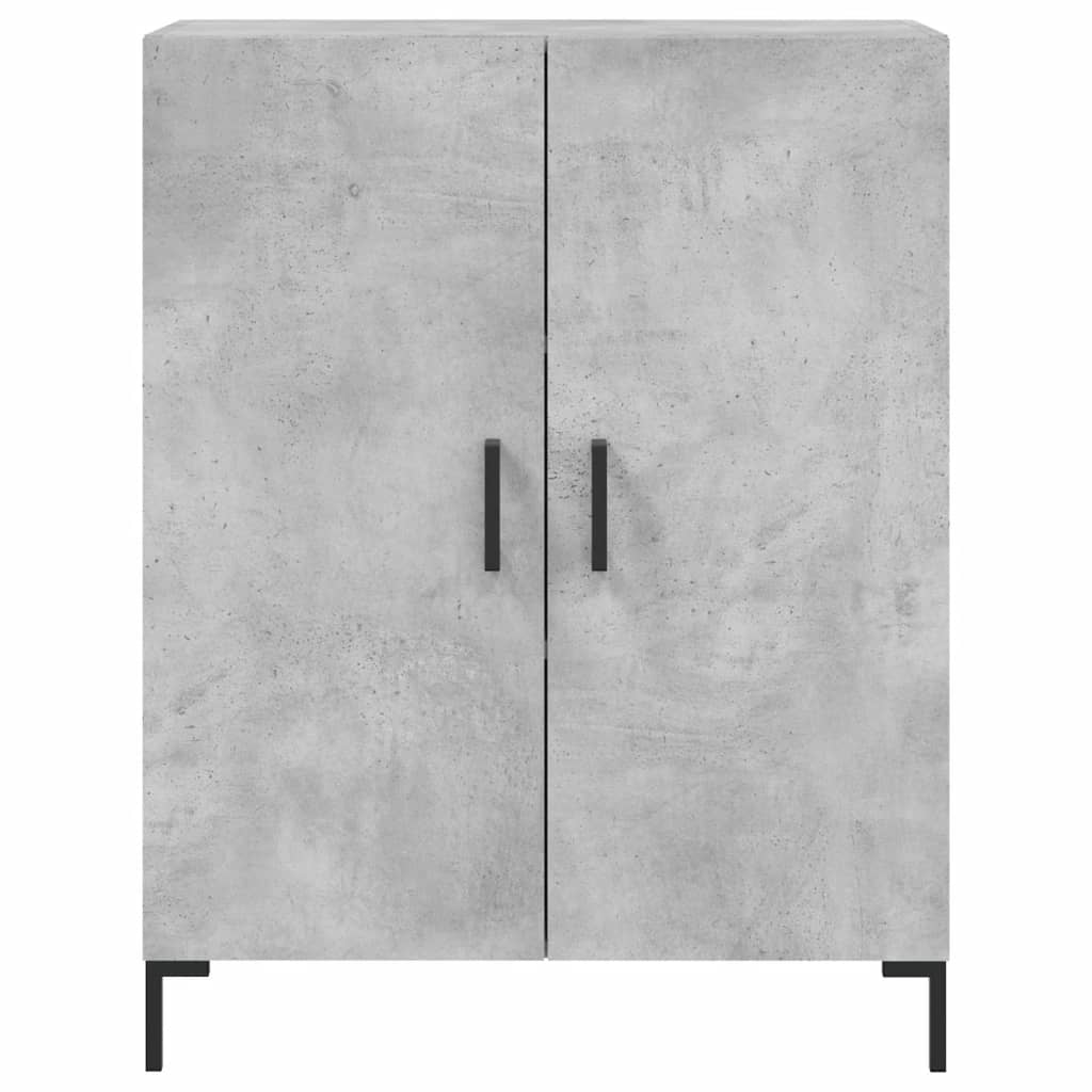 vidaXL Highboard Concrete Grey 69,5x34x180 cm Engineered Wood