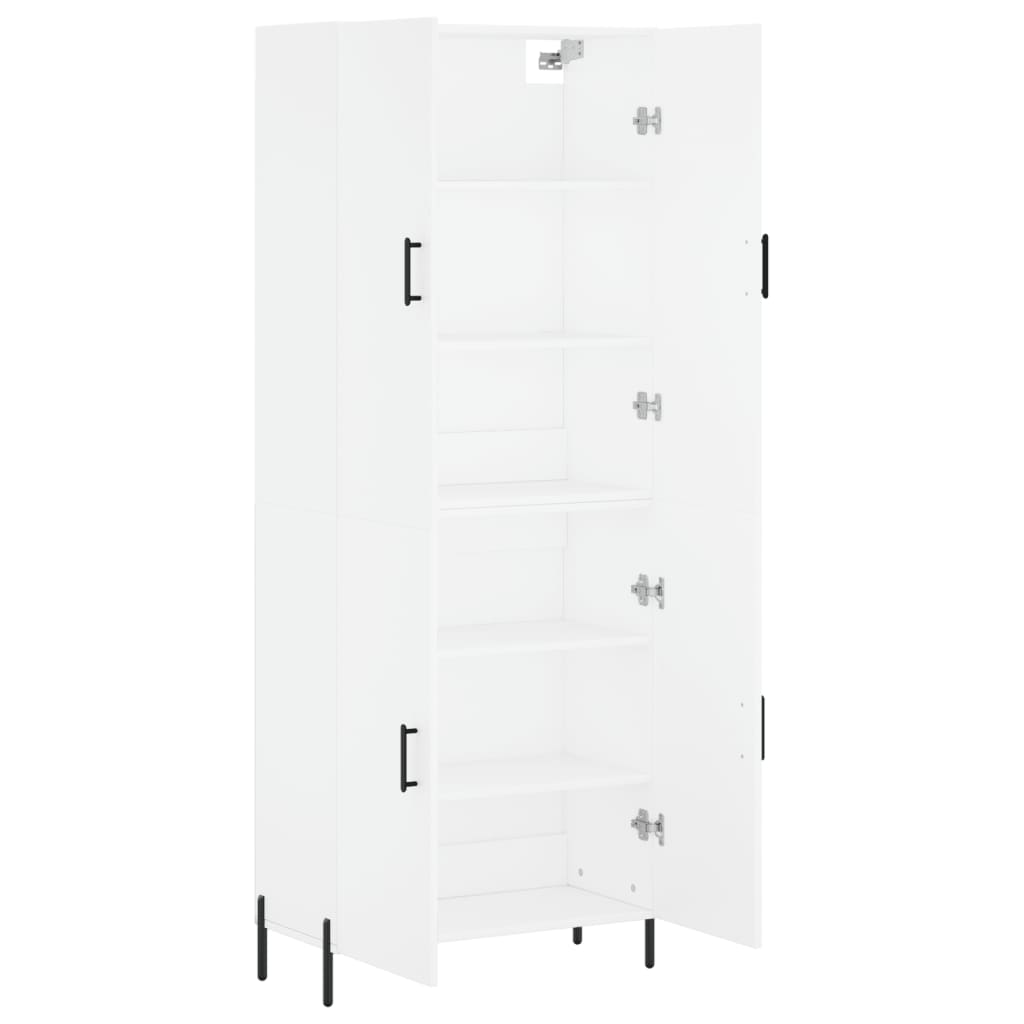 vidaXL Highboard White 69.5x34x180 cm Engineered Wood