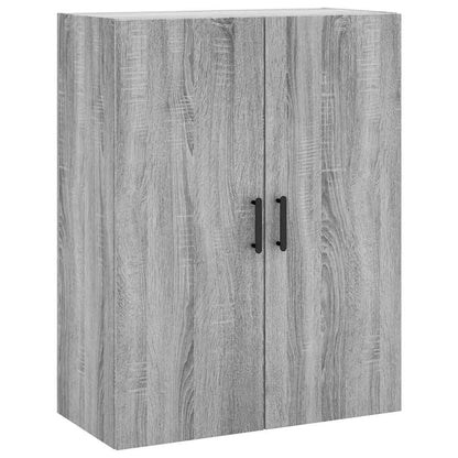 vidaXL Highboard Grey Sonoma 69,5x34x180 cm Engineered Wood
