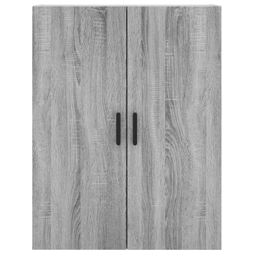 vidaXL Highboard Grey Sonoma 69,5x34x180 cm Engineered Wood