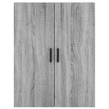 vidaXL Highboard Grey Sonoma 69,5x34x180 cm Engineered Wood