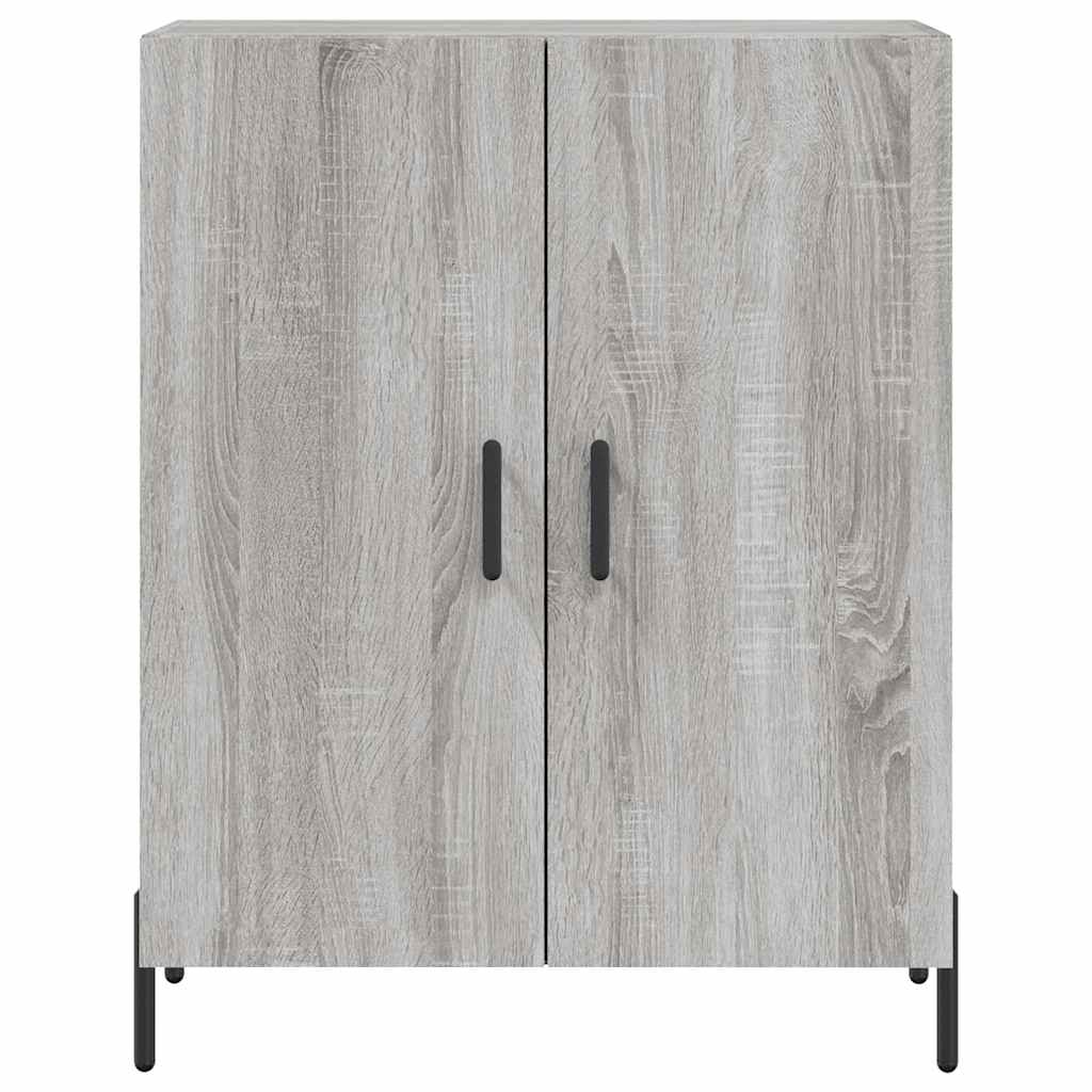 vidaXL Highboard Grey Sonoma 69,5x34x180 cm Engineered Wood